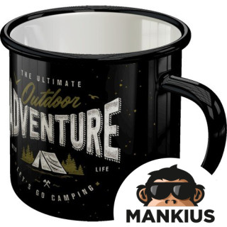 MUG ENAMEL OUTDOOR ADVENTURE 43223