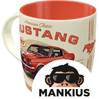 PUODLAS FORD MUSTANG GT 1967 RED 43076