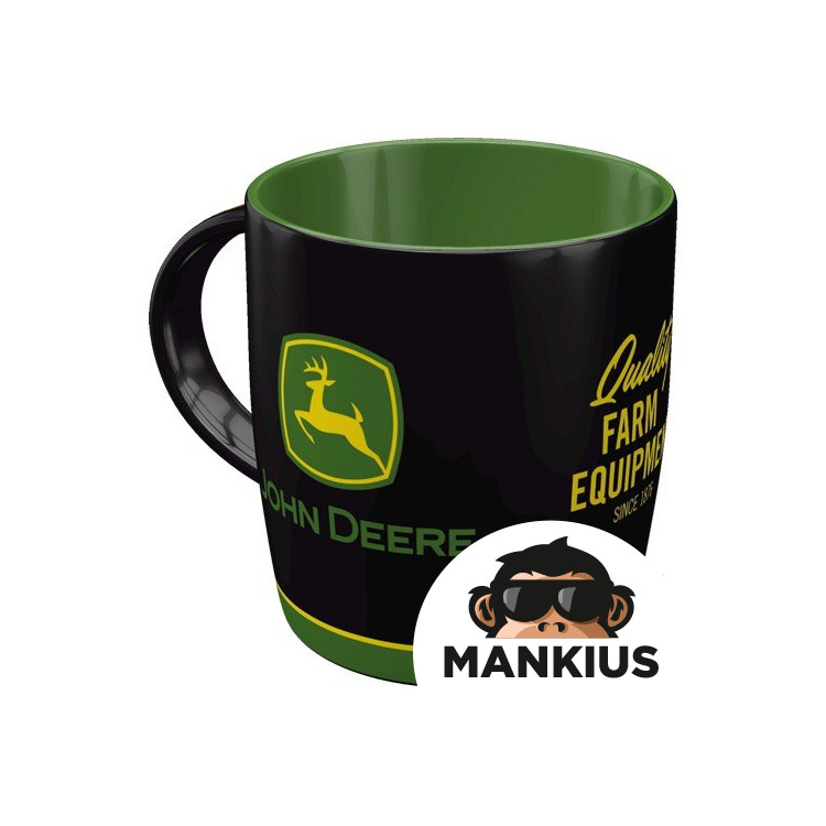 MUG JOHN DEERE LOGO BLACK 43081