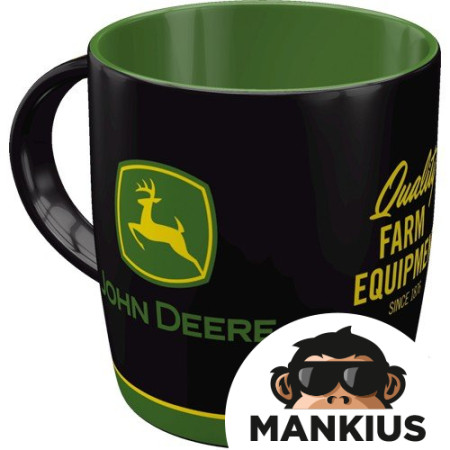 MUG JOHN DEERE LOGO BLACK 43081