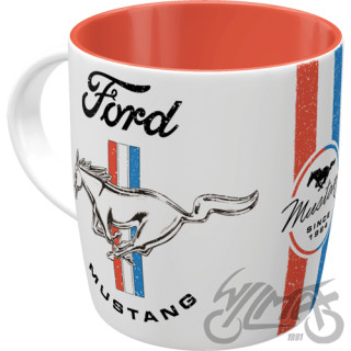 MUG MUSTANG HORSE & STRIPES 43065