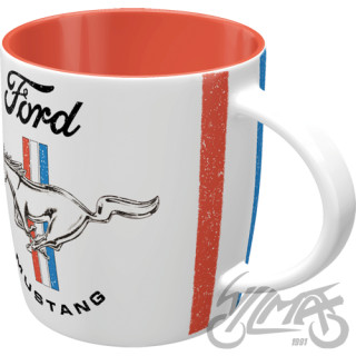 MUG MUSTANG HORSE & STRIPES 43065