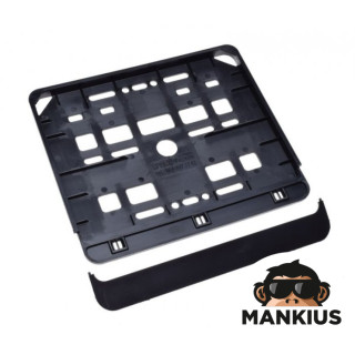 NUMBER PLATE FRAME FOR MOTORCYCLE BLACK