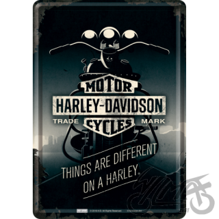 14X10 cm PAŠTO KORTELĖ HARLEY DAVIDSON TH 10319