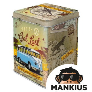 TEA BOX VW BULLI LETS GET LOST 31306