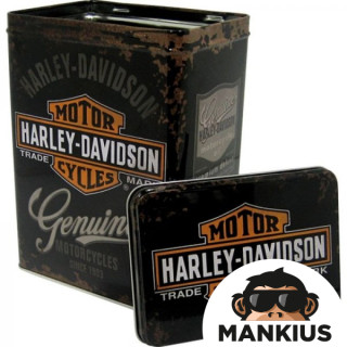 TIN BOX L HARLEY-DAVIDSON GENUINE 30107