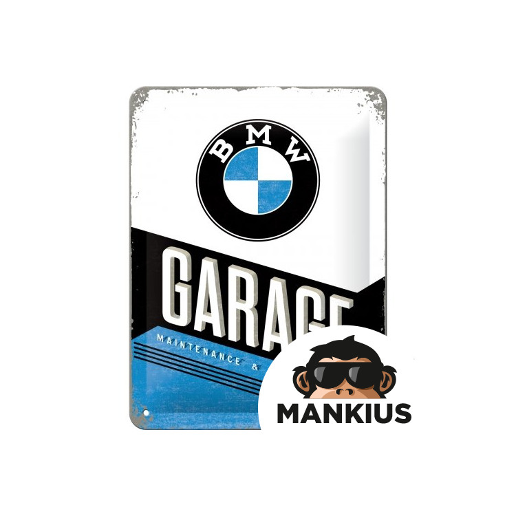 TIN SIGN 15X20 BMW GARAGE 26212