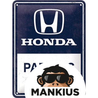 TIN SIGN 15X20 HONDA AM PARKING ONLY 26269