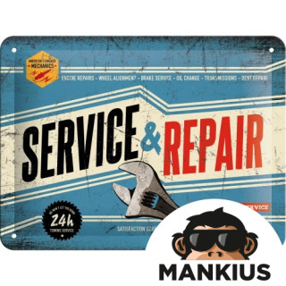 TIN SIGN 15X20 SERVICE 26179