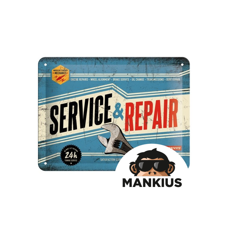 TIN SIGN 15X20 SERVICE 26179