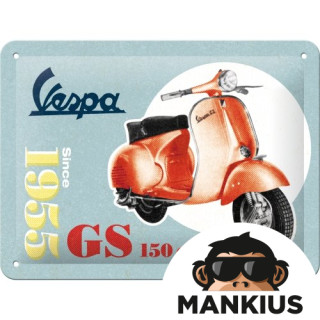 TIN SIGN 15x20 VESPA GS150 26231