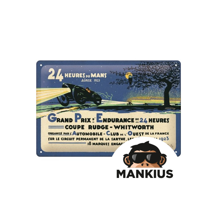 TIN SIGN 20x30 24h LE MANS FIRST 22396