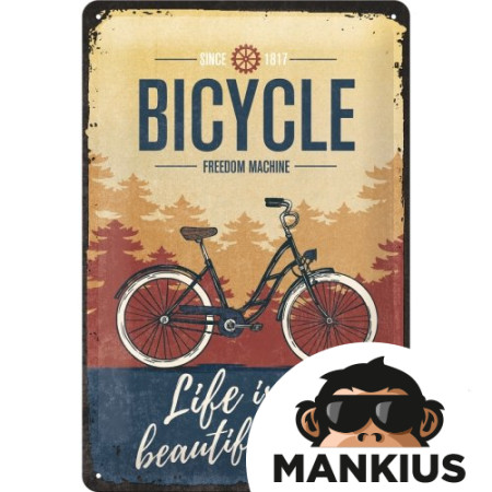 TIN SIGN 20x30 BICYCLE RIDE 22293