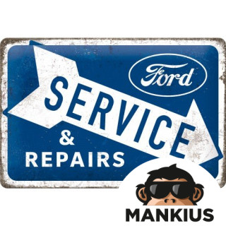 TIN SIGN 20x30 FORD SERVICE & REPAIR 22324