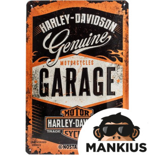 TIN SIGN 20x30 HD GARAGE 22238