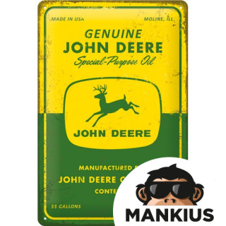 TIN SIGN 20x30 JOHN DEERE SPECIALOIL 22329