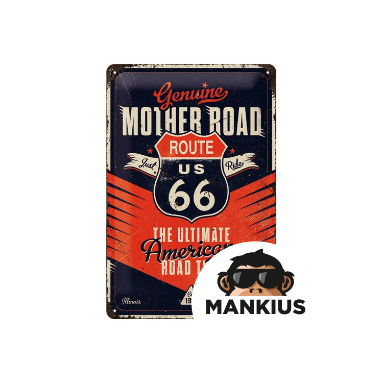 TIN SIGN 20x30 ROUTE 66 22314