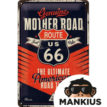 TIN SIGN 20x30 ROUTE 66 22314