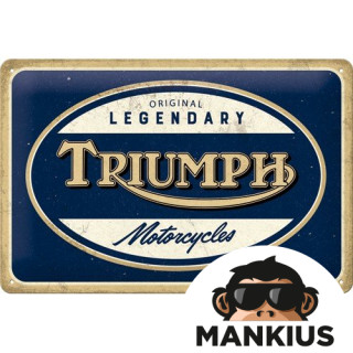 TIN SIGN 20x30 TRIUMPH LEGENDARY 22333