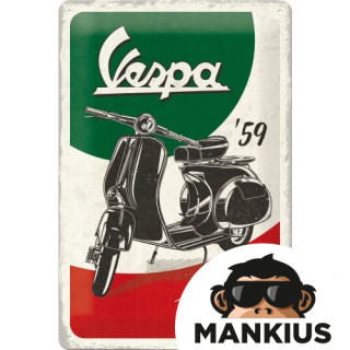 TIN SIGN 20x30 VESPA CLASSIC 22283