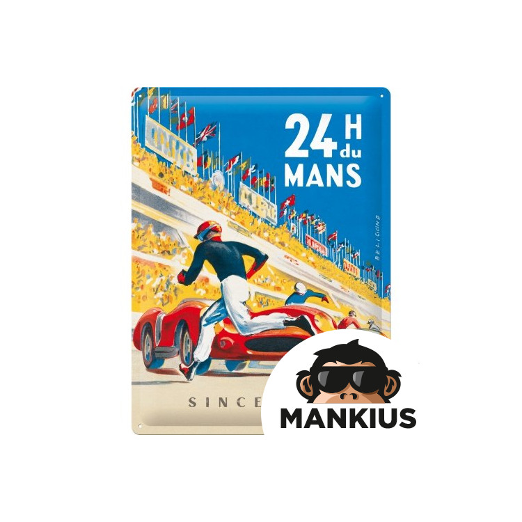 TIN SIGN 30x40 24h LE MANS POSTER 23346