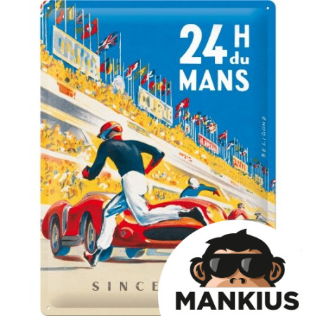 TIN SIGN 30x40 24h LE MANS POSTER 23346