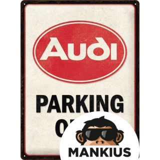 TIN SIGN 30x40 AUDI PARKING ONLY 23327