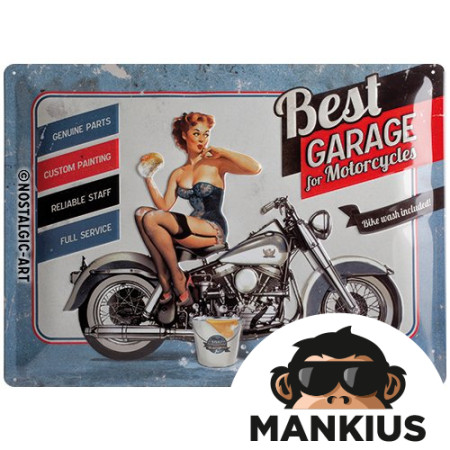 TIN SIGN 30X40 BEST GARAGE 23142