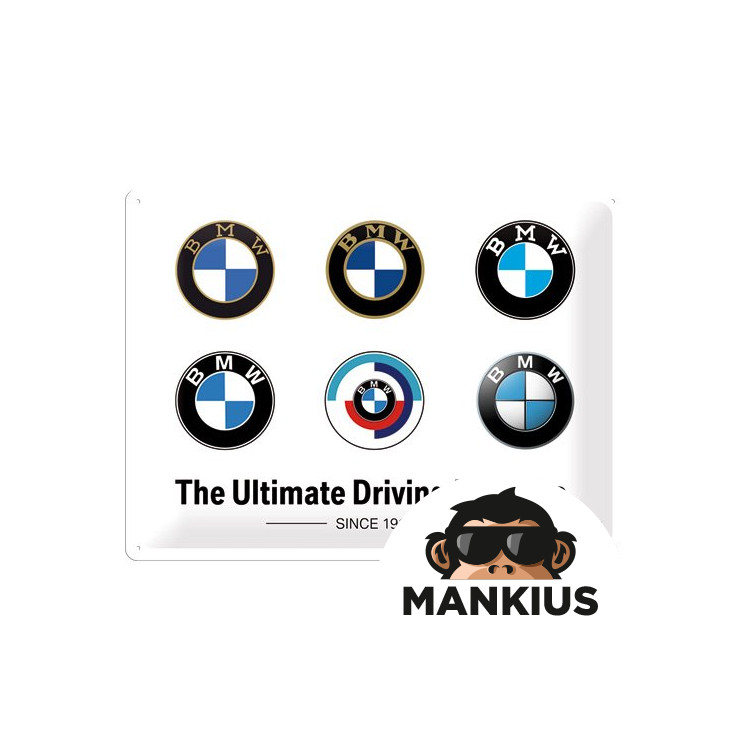 TIN SIGN 30x40 BMW EVOLUTION 23296