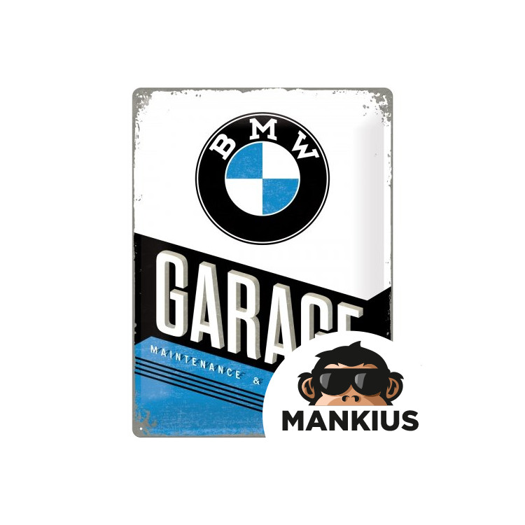 TIN SIGN 30X40 BMW GARAGE 23211