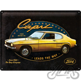 TIN SIGN 30x40 FORD CAPRI LEADS 23326