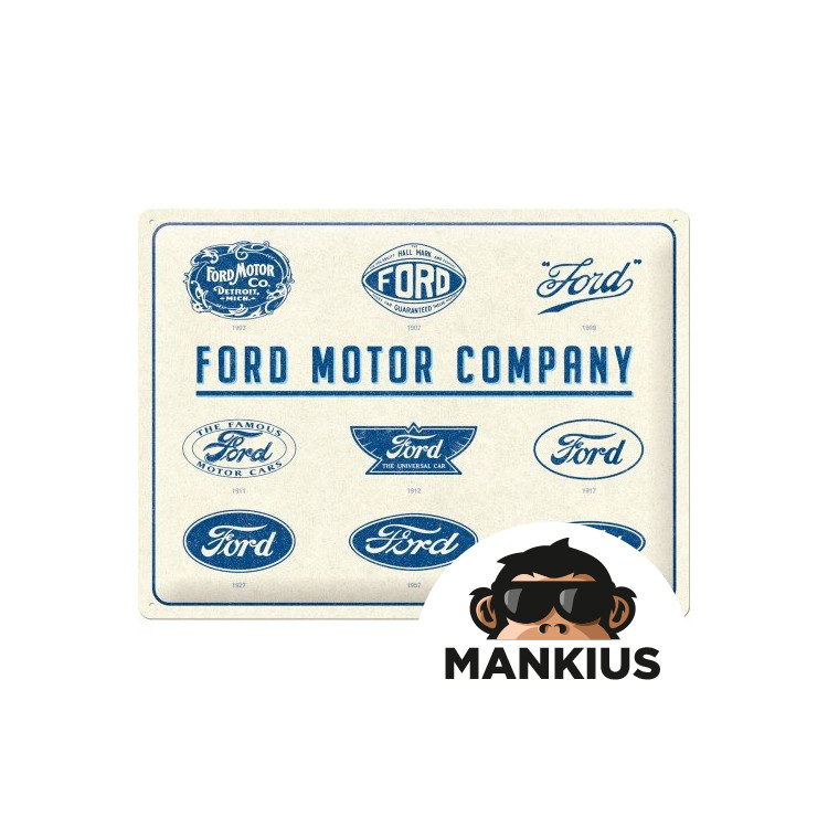 Skardinis ženklelis 30x40 FORD LOGO EVOLUTION 23299