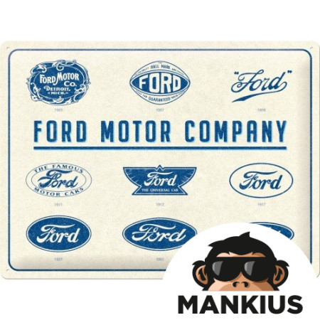 Skardinis ženklelis 30x40 FORD LOGO EVOLUTION 23299