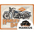 SALAVO ŽENKLAS 30x40 HARLEY DAVIDSON MOTOR 23334