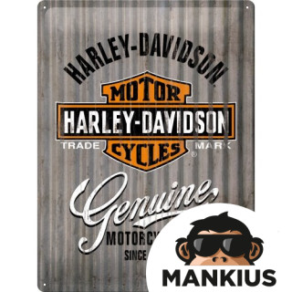 TIN SIGN 30X40 HARLEY-DAVIDSON 23250