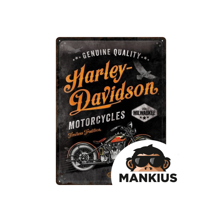 TIN SIGN 30X40 HARLEY-DAVIDSON 23279