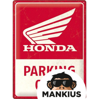 TIN SIGN 30x40 HONDA MC PARKING ONLY 23335