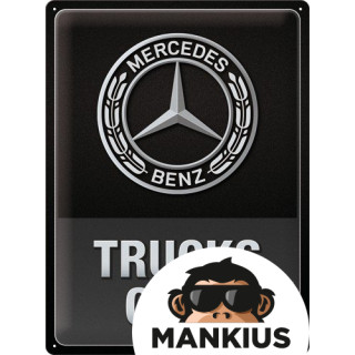 TIN SIGN 30x40 MERCEDES TRUCK ONLY 23337