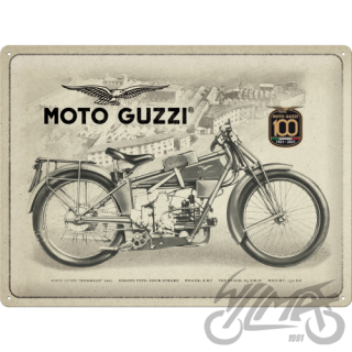 Skardinis ženklas 30x40 MOTO GUZZI 100 METŲ 63401
