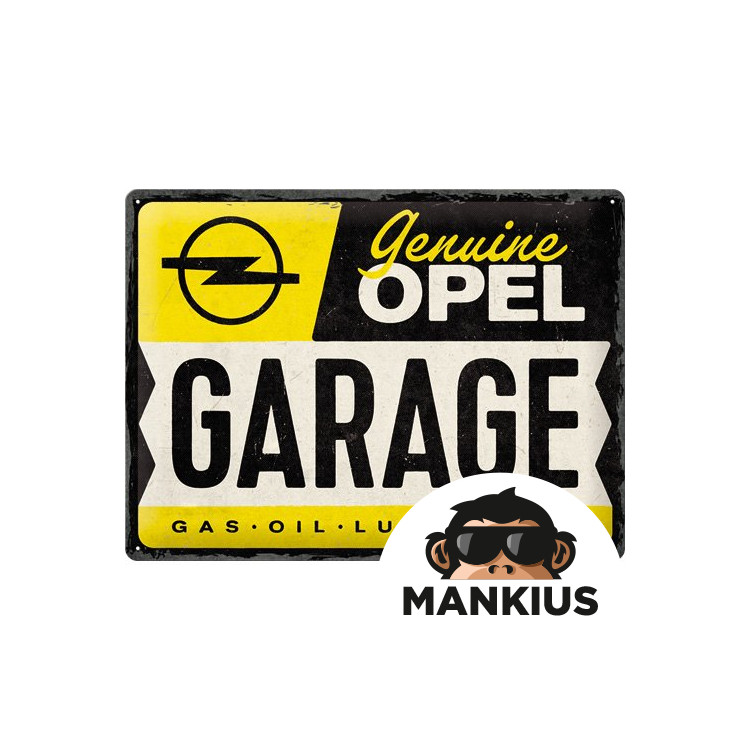 TIN SIGN 30x40 OPEL GARAGE 23315