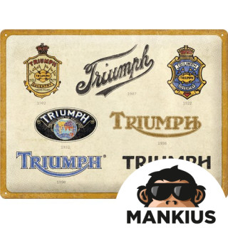 SALAVO ŽENKLAS 30x40 TRIUMPH LOGO EVOLUTION 23314