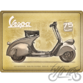 Skardinis ŽENKLAS 30x40 VESPA 75 METŲ 63402