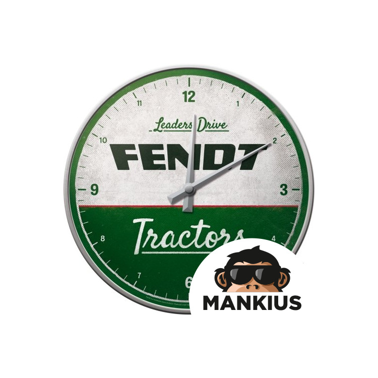 WALL CLOCK FENDT TRACTORS 51207