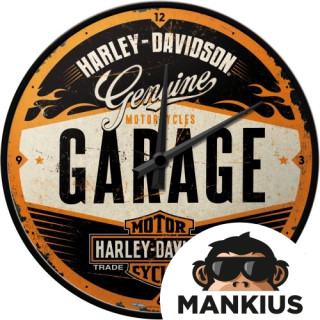 SIENINIS LAIKRODIS HARLEY DAVIDSON GARAGE 51083