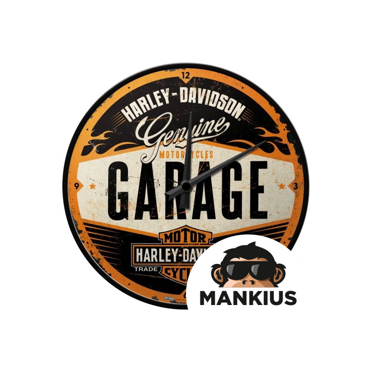 SIENINIS LAIKRODIS HARLEY DAVIDSON GARAGE 51083