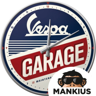 WALL CLOCK VESPA GARAGE 51090