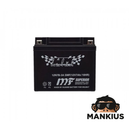 BATTERY 12N7B-3A WM MOTOR 12 VOLT SMF