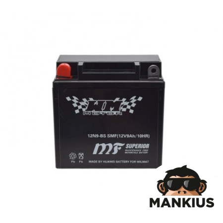 BATTERY 12N9-BS WM MOTOR 12 VOLT SMF