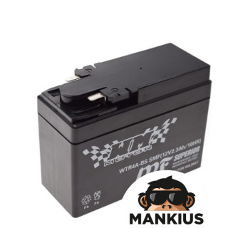 BATTERY WTR4A-BS ( YTR4A-BS ) 12 VOLT SMF