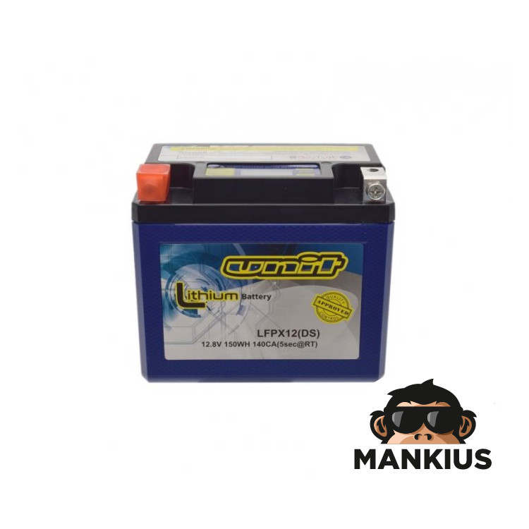 BATTERY WTX12-BS ( YTX12-BS ) Lithium WM MOTOR 12 VOLT